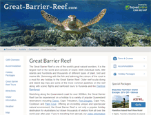 Tablet Screenshot of great-barrier-reef.com